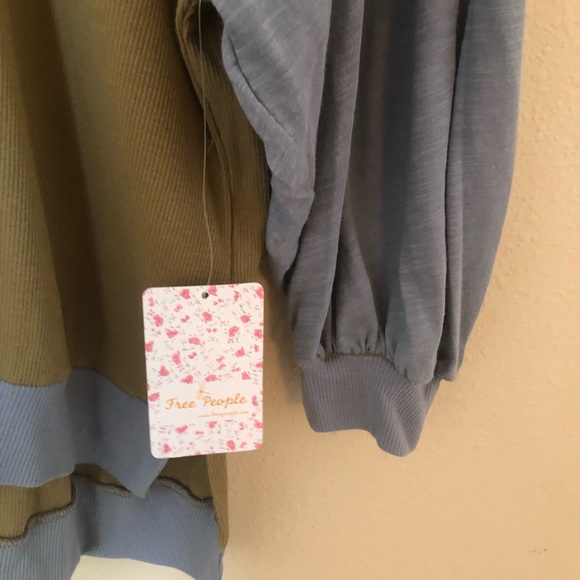 We The Free Army Combo Oversized Top - Picture 6 of 7